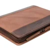 Menzo MB57 Schreibmappe A5 Büffelleder/2-farbig braun- Schreibmappen A5 | Schreibmappen A4