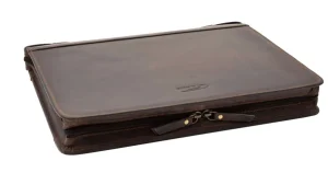 Menzo MB24 Schreibmappe A4 Büffelleder/marone- Schreibmappen A4