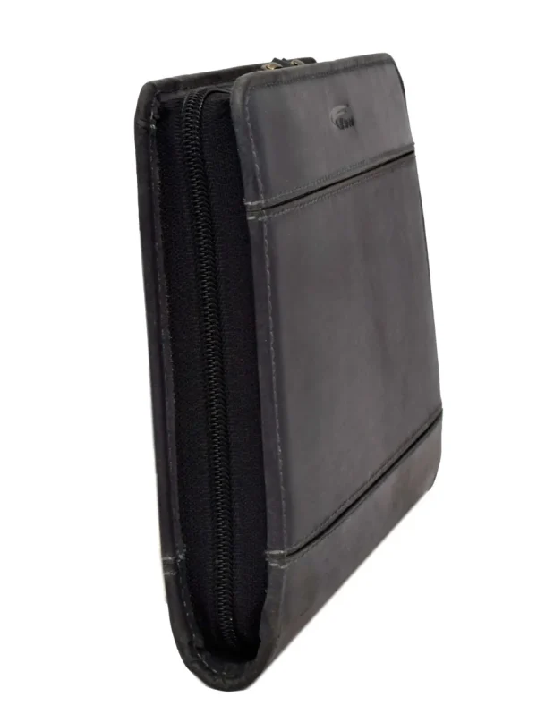 Menzo MB57 Schreibmappe A5 Büffelleder/schwarz- Schreibmappen A5 | Schreibmappen A4