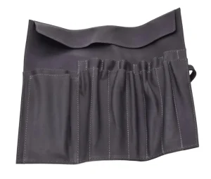 Menzo MB28 Stifte/Pinseletui Büffelleder/schwarz- Stifteetuis