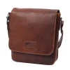 Menzo MB110 Umhängetasche Büffelleder/cognac- Umhängetaschen - Shopper