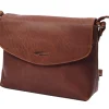 Menzo MB112 Umhängetasche Büffelleder/cognac- Umhängetaschen - Shopper