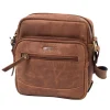 Menzo MB115 Umhängetasche Büffelleder/deltabraun- Umhängetaschen - Shopper