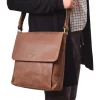 Menzo MB81 Umhängetasche Büffelleder/deltabraun- Umhängetaschen - Shopper | Laptoptaschen