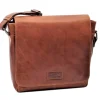 Menzo MB111 Umhängetasche Büffelleder/cognac- Umhängetaschen - Shopper | Laptoptaschen