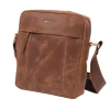 Menzo MB114 Umhängetasche Büffelleder/deltabraun- Umhängetaschen - Shopper