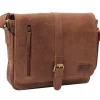Menzo MB118 Umhängetasche Büffelleder/deltabraun- Umhängetaschen - Shopper | Laptoptaschen