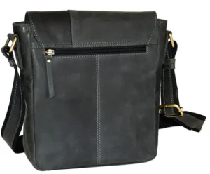 Menzo MB8 Umhängetasche Büffelleder/schwarz- Umhängetaschen - Shopper | Laptoptaschen