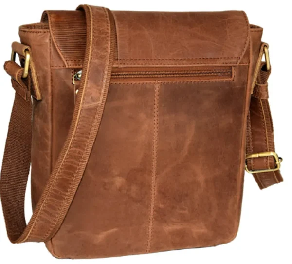Menzo MB8 Umhängetasche Büffelleder/deltabraun- Umhängetaschen - Shopper | Laptoptaschen