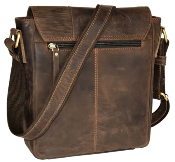 Menzo MB8 Umhängetasche Büffelleder/marone- Laptoptaschen | Umhängetaschen - Shopper