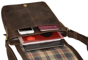 Menzo MB8 Umhängetasche Büffelleder/marone- Laptoptaschen | Umhängetaschen - Shopper