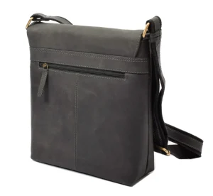 Menzo MB81 Umhängetasche Büffelleder/schwarz- Umhängetaschen - Shopper | Laptoptaschen