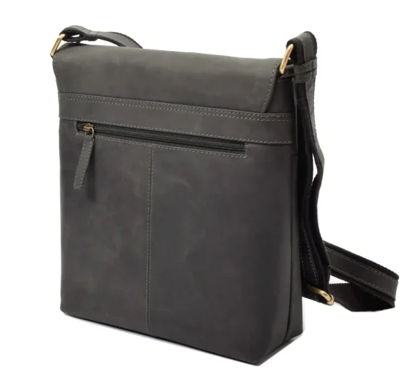 Menzo MB81 Umhängetasche Büffelleder/schwarz- Umhängetaschen - Shopper | Laptoptaschen