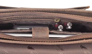 Menzo MB81 Umhängetasche Büffelleder/marone- Umhängetaschen - Shopper | Laptoptaschen