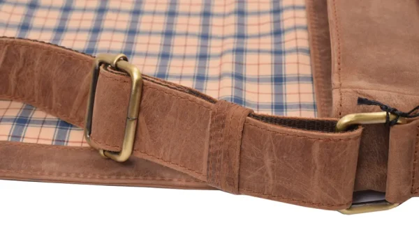 Menzo MB118 Umhängetasche Büffelleder/deltabraun- Umhängetaschen - Shopper | Laptoptaschen