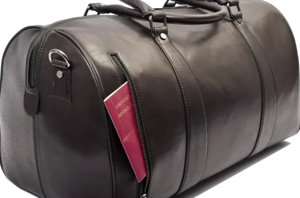 Menzo MB67D Reisetasche Rindsleder/schwarz- Reisetaschen