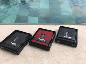 Menzo X-POC 7048 Kreditkarten Slim-Wallet Nappaleder/schwarz- X-poc
