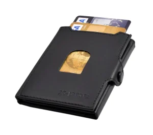 Menzo X-POC 7048 Kreditkarten Slim-Wallet Nappaleder/schwarz- X-poc
