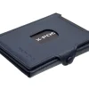 Menzo X-POC 7049 Kreditkarten Slim-Wallet mit Münzfach Rindsleder/blau- X-poc
